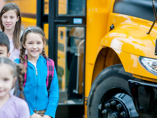 Children Arriving at School