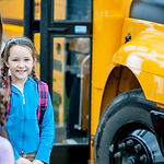 Children Arriving at School