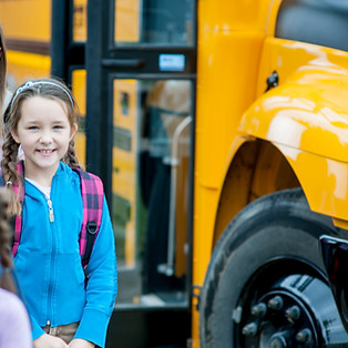 Children Arriving at School