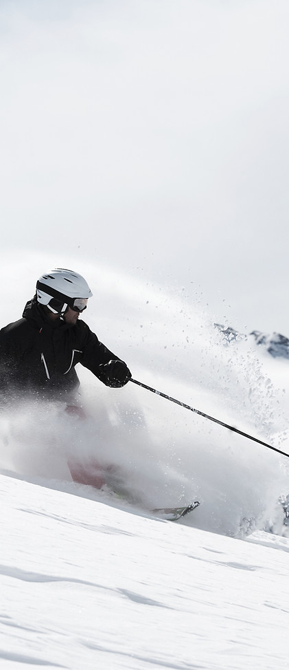 Guy Skiing