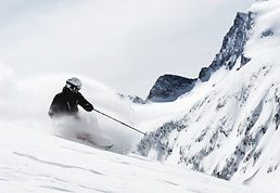 Guy Skiing