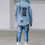 Miniaturbild: Jeans-Sweatshirt Blau