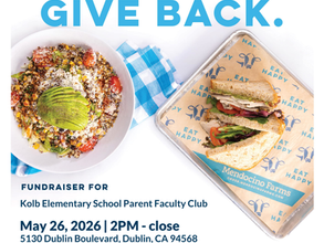 May Dine Out, Use Code: GOGIVEBACK