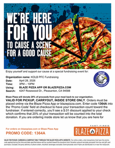 April Dine Out, Use Code: 1364A
