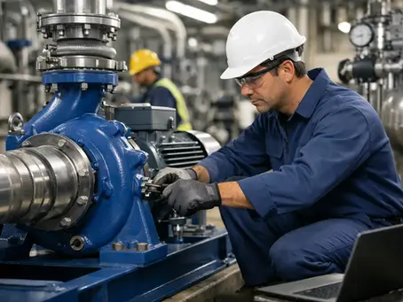 Manutenção de bombas industriais sem paradas