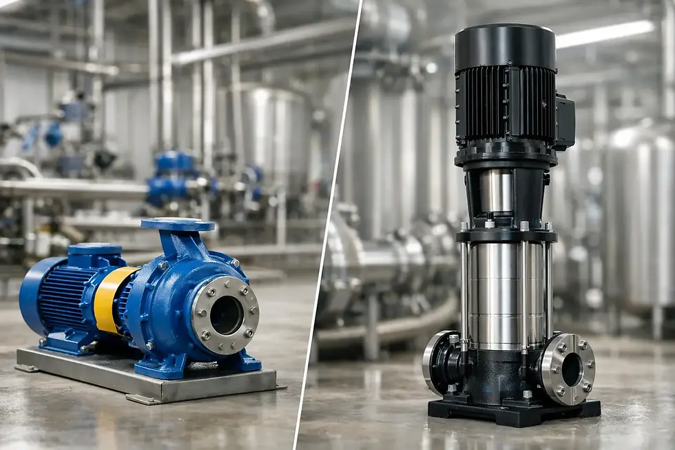 Bomba horizontal vs vertical: qual escolher?