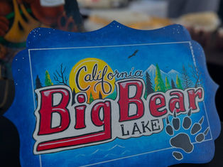 Big Bear Lake Painted Rock at the Big Bear Lake Farmers Market