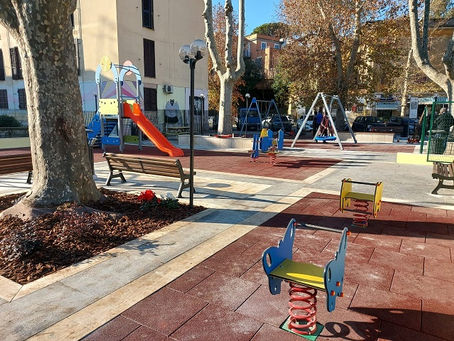 INAUGURATA LA NUOVA AREA VERDE CON PARCO GIOCHI AL TRULLO