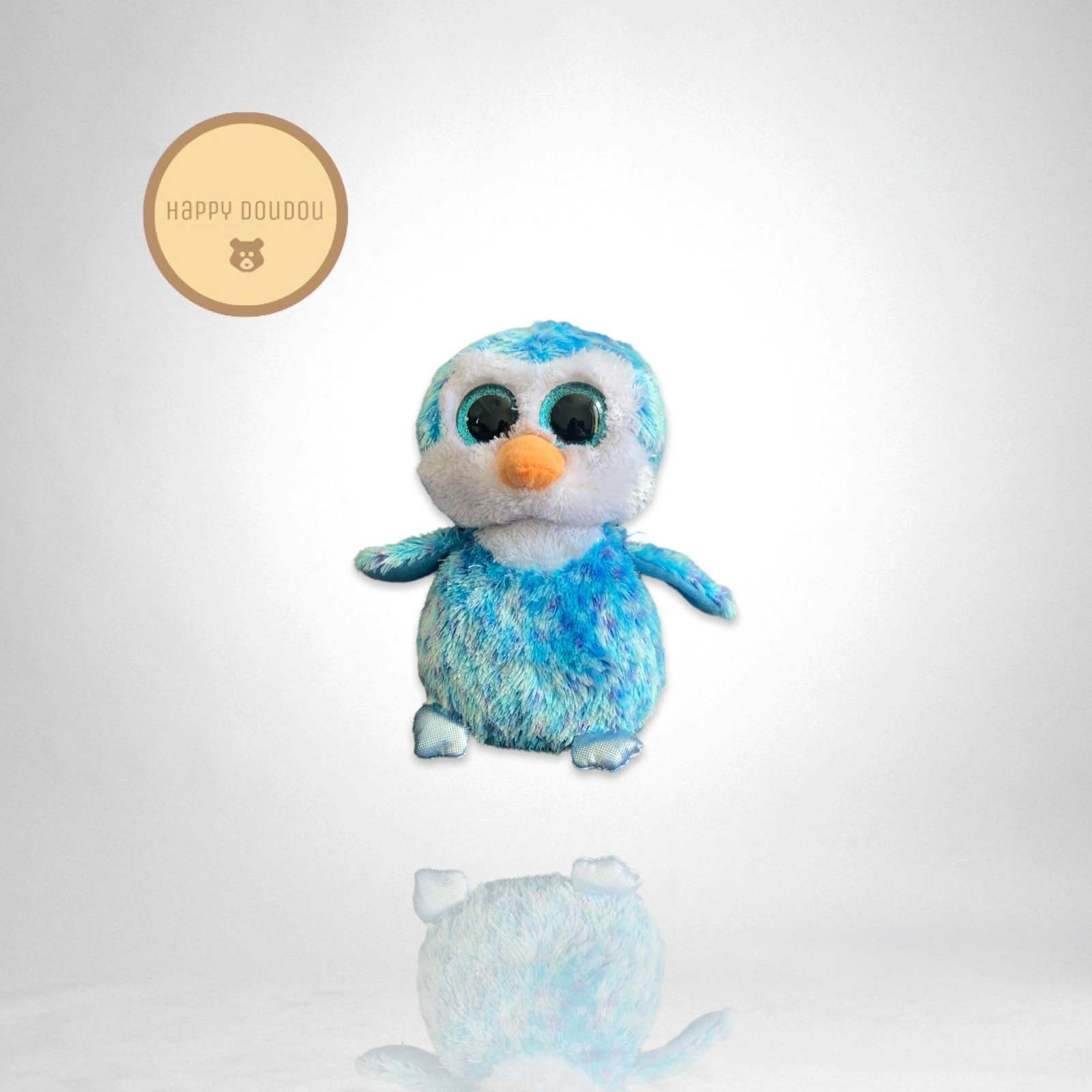 Peluche pingouin bleu Ice cube 2014 TY