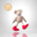 Peluche Souris Grise fleurs IKEA