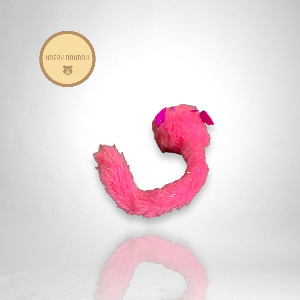 Miniature : Peluche bracelet dragon Zoey rose musicale Pomsies