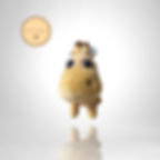 Peluche Girafe Marron et Jaune Big Headz