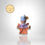 Miniature : Doudou marionnette lapin orange Nounours