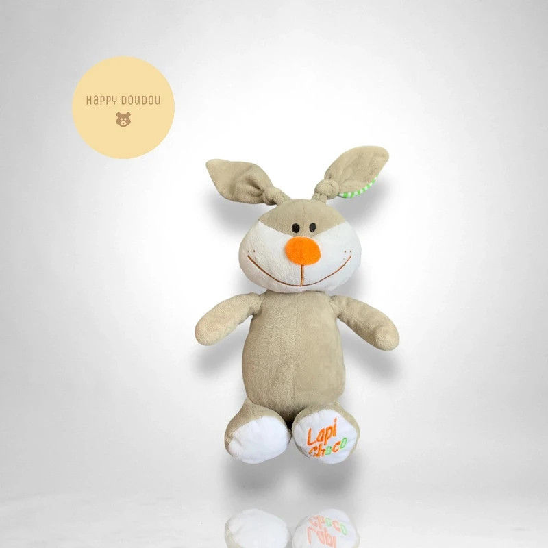 Peluche Doudou Lapin lapi choco Fizzy