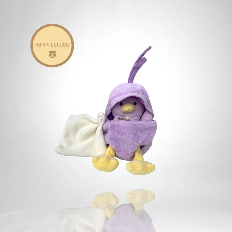 Doudou poussin violet oeuf de Pâques babyNat
