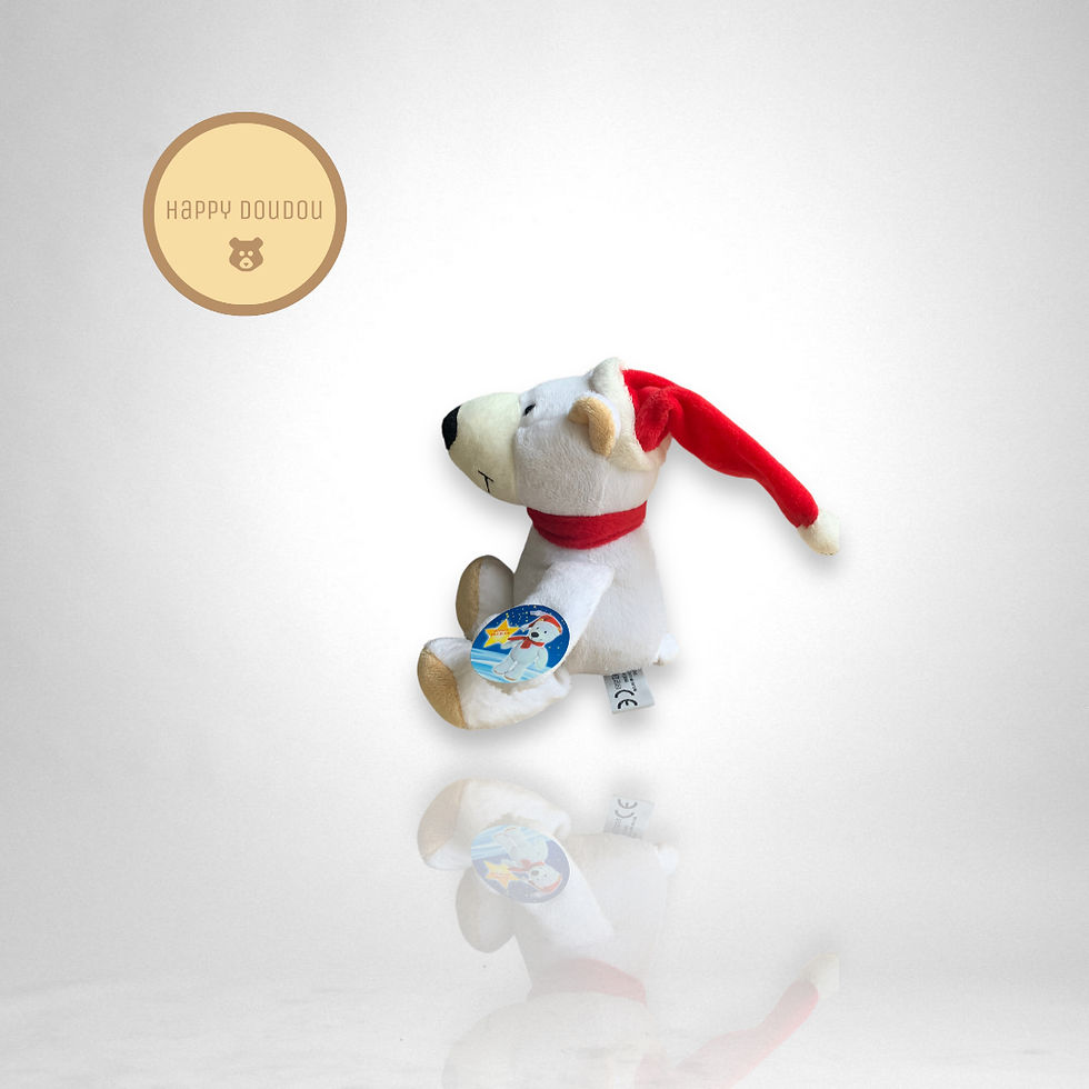 Miniature : Peluche ours polaire Noël Kinder
