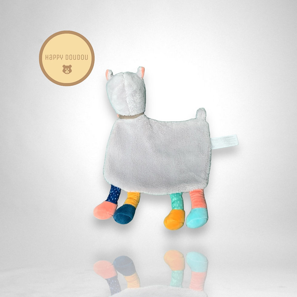 Miniature : Doudou plat gris lama coloré Simba Toys