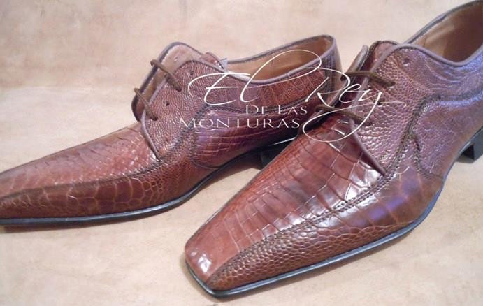 Zapatos Casuales de Hombre Los Altos de Caiman Cocodrilo y Avestruz He –  yeehawcowboy