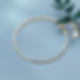 Thumbnail: Minimalist Golden Snake Chain Charm Bracelet Sterling Silver