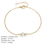 Thumbnail: Minimalist Stainless Steel Bracelets for Women Sea Imitation Pearl