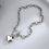 Thumbnail: Heart Pendant 925 Sterling Silver Plated Chain Necklace Bracelet Women Jewellery