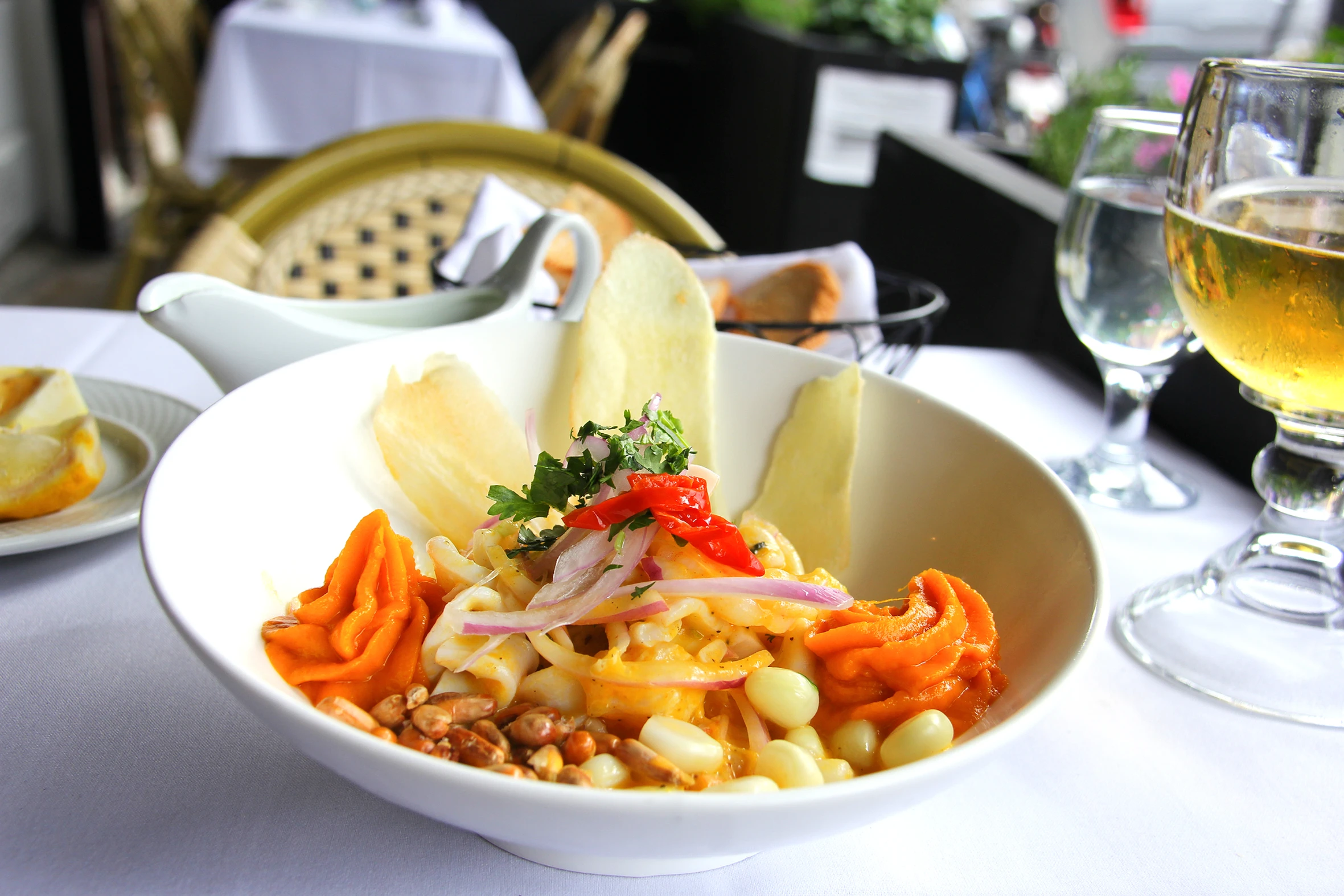 Arranged Food and Objects