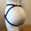 Miniature : Navy Blue Radiant Assets Booty Garter Back View