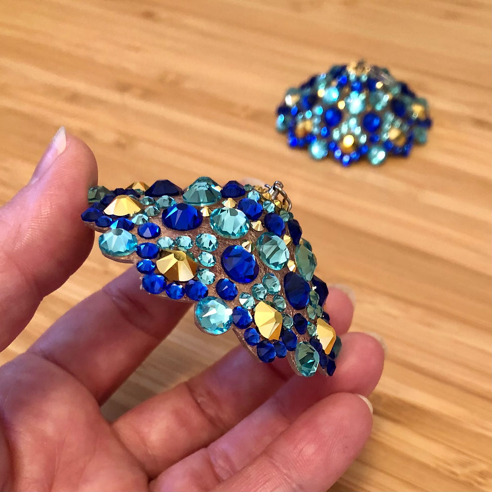 Stella Skycraper Pasties Blue Side View