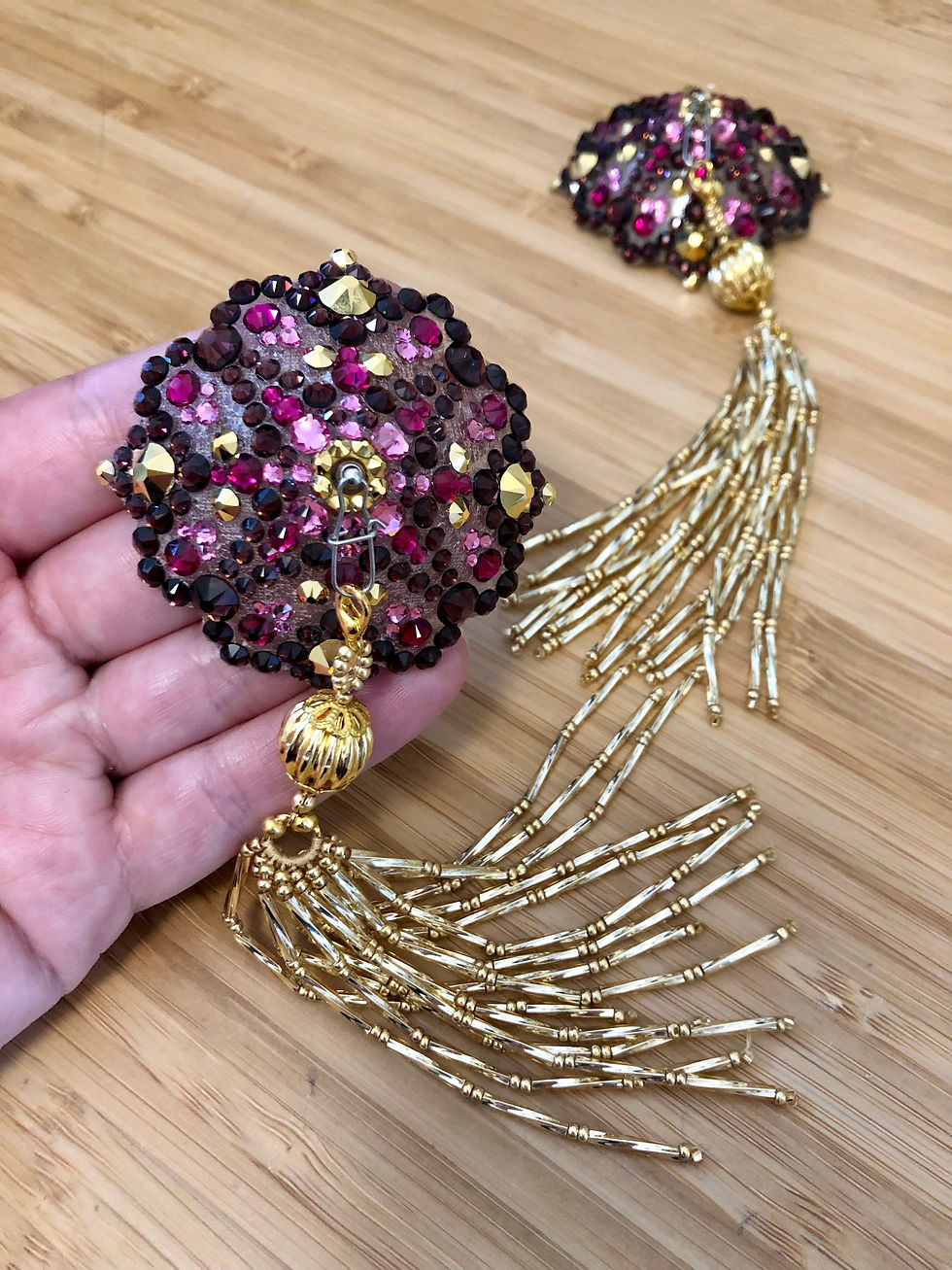 Thumbnail: Suzette Skyscraper Pasties with Gold Tassels