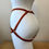 Miniature : Rust Coloured Radiant Assets Booty Garter Back View