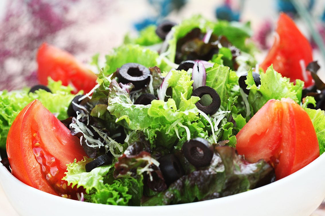 Arranged Food and Objects