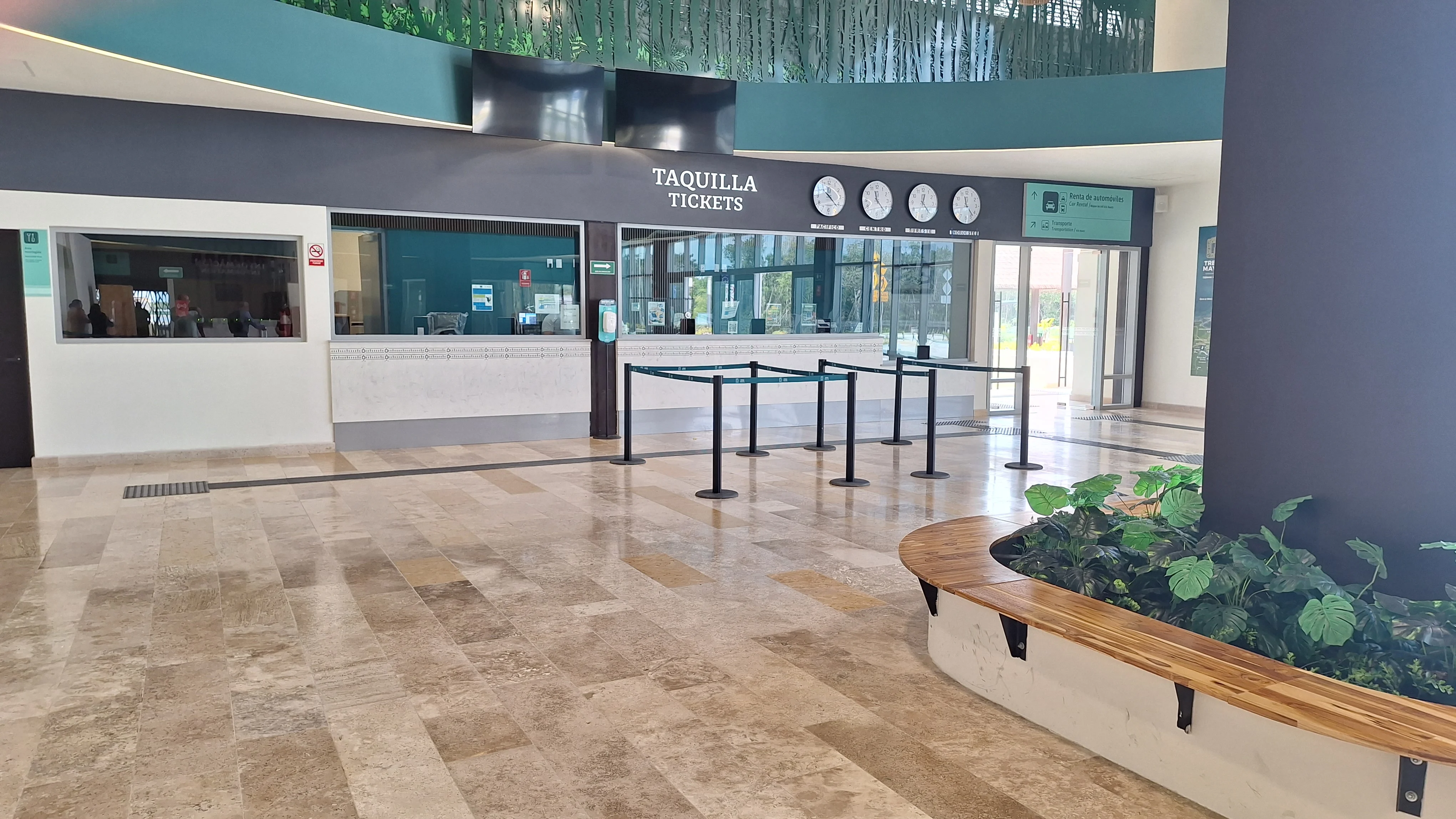 The Maya Train Station in Puerto Morelos