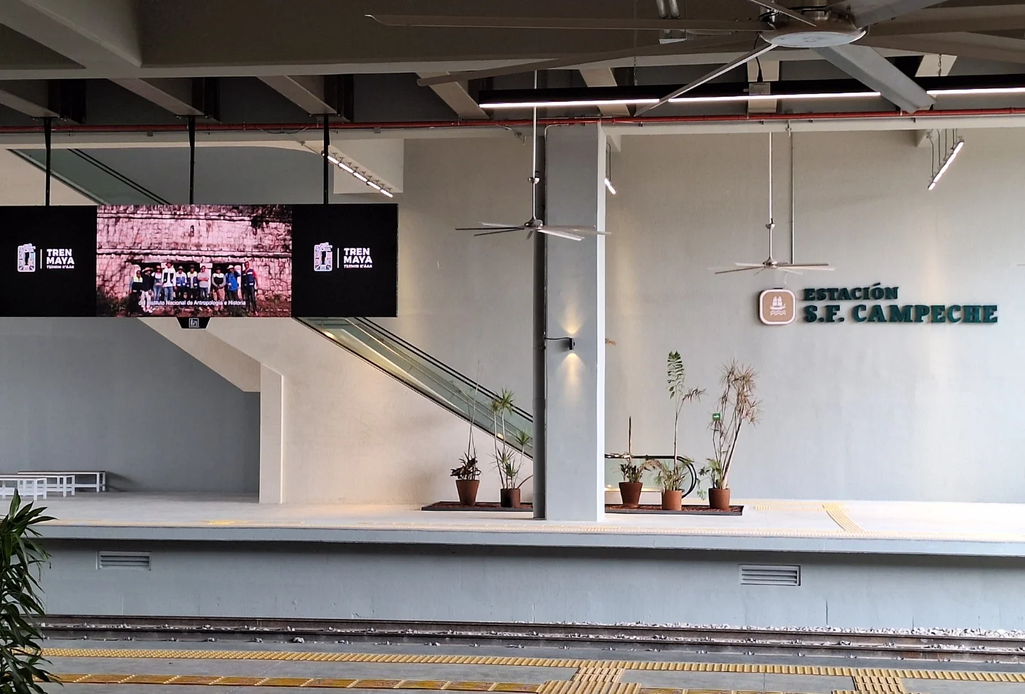 La Estación del Tren Maya de San Francisco Campeche.