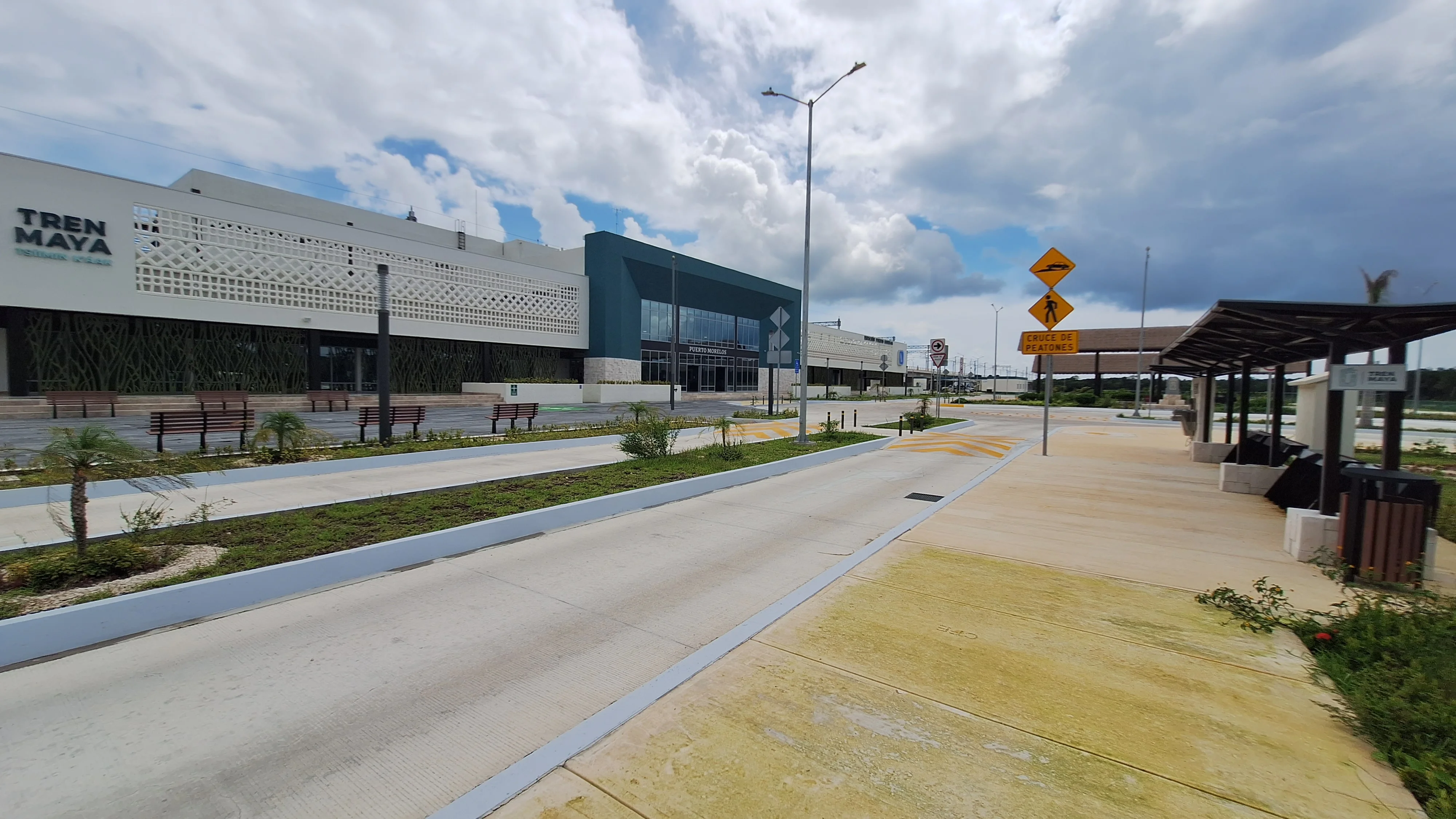 The Maya Train Station in Puerto Morelos