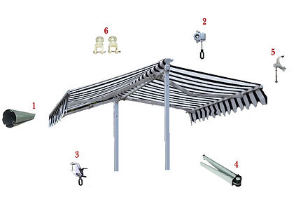 คลิกดูตัวอย่างกันสาดผีเสื้อ