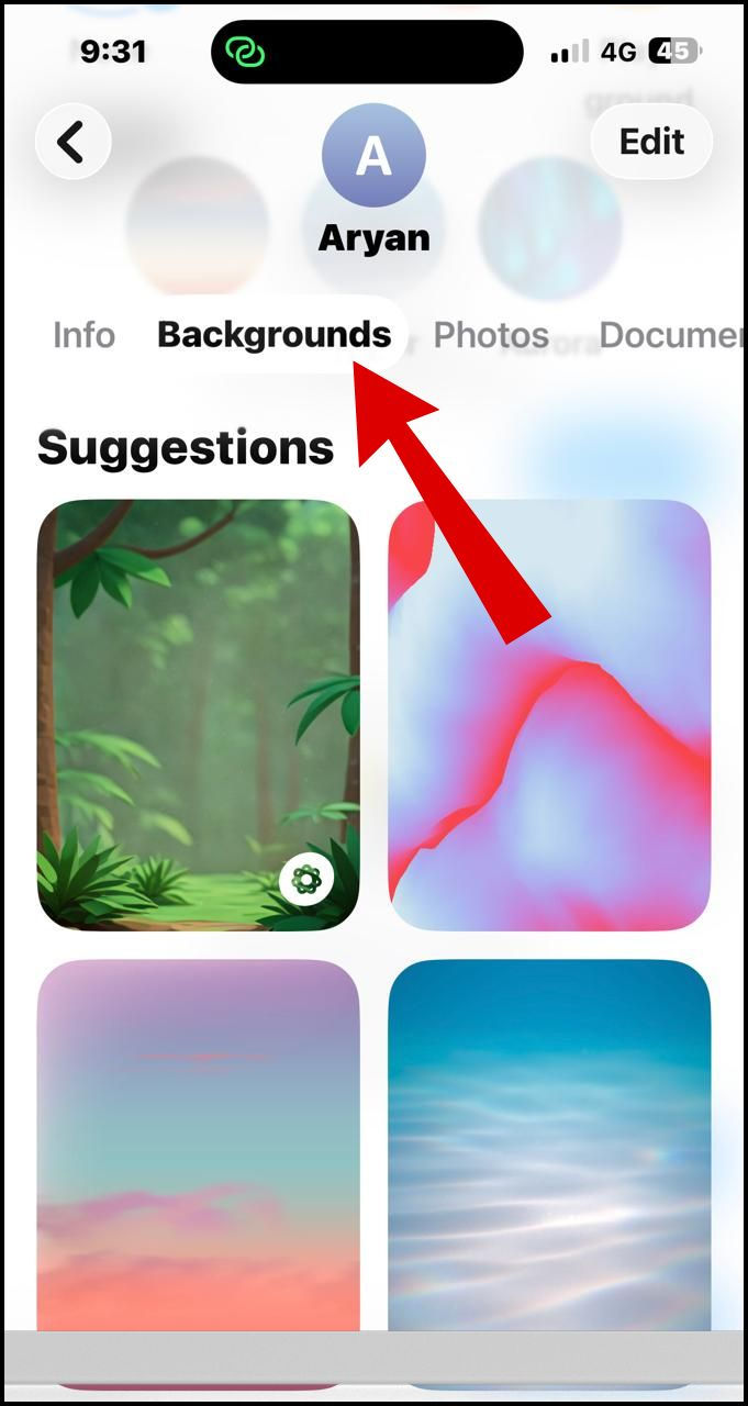 change iPhone Chat Backgrounds