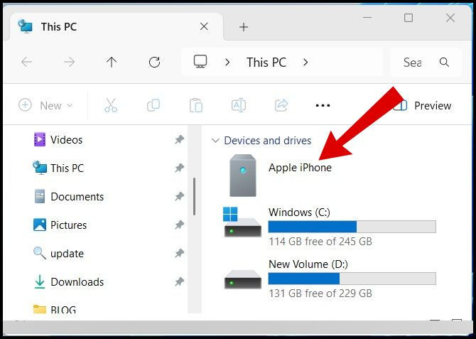 iPhone on Windows devices and drivers