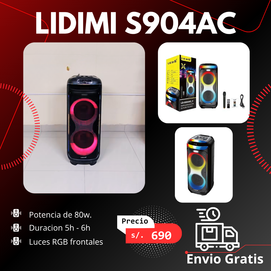 PARLANTE LIDIMI LD-S904 (80W)