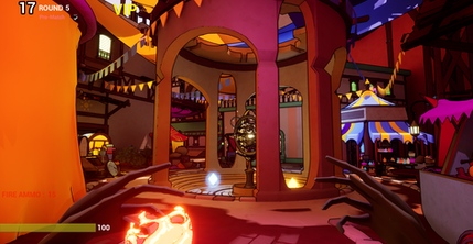 Fire Spell in hand at Bazar