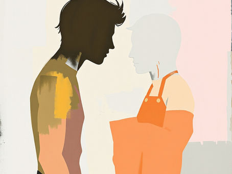 two people having a conversation