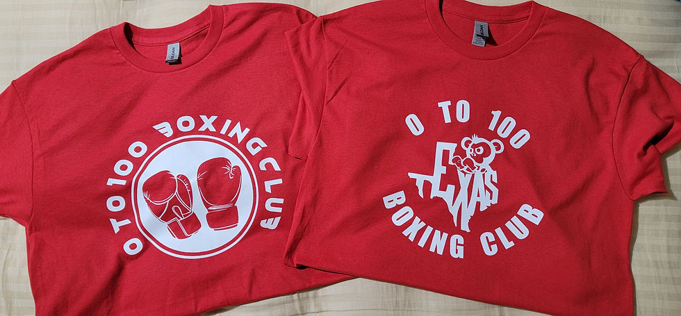 Thumbnail: 0 To 100 boxing club shirts!