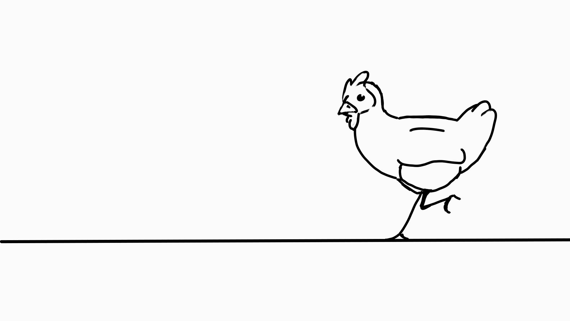 Chicken Running Drawing Inspiration Race Tab Auto
