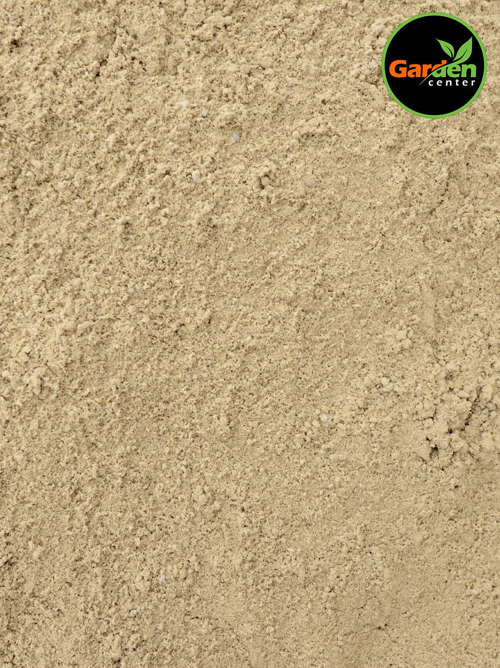 Landscaping sand material, available at Garden Center.