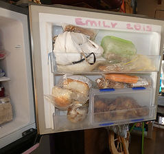 Fully stockeed freezer and fridge at Gin Gin (1).JPG