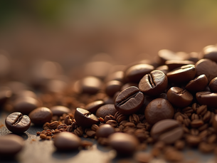 Grãos de café Bella's torrados com perfeição