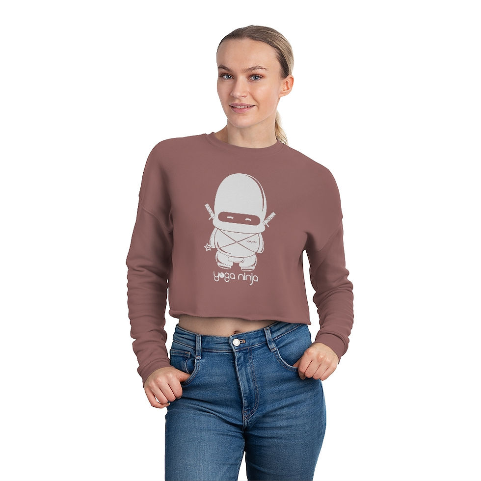 Thumbnail: Ninja Women's Cropped Sweatshirt