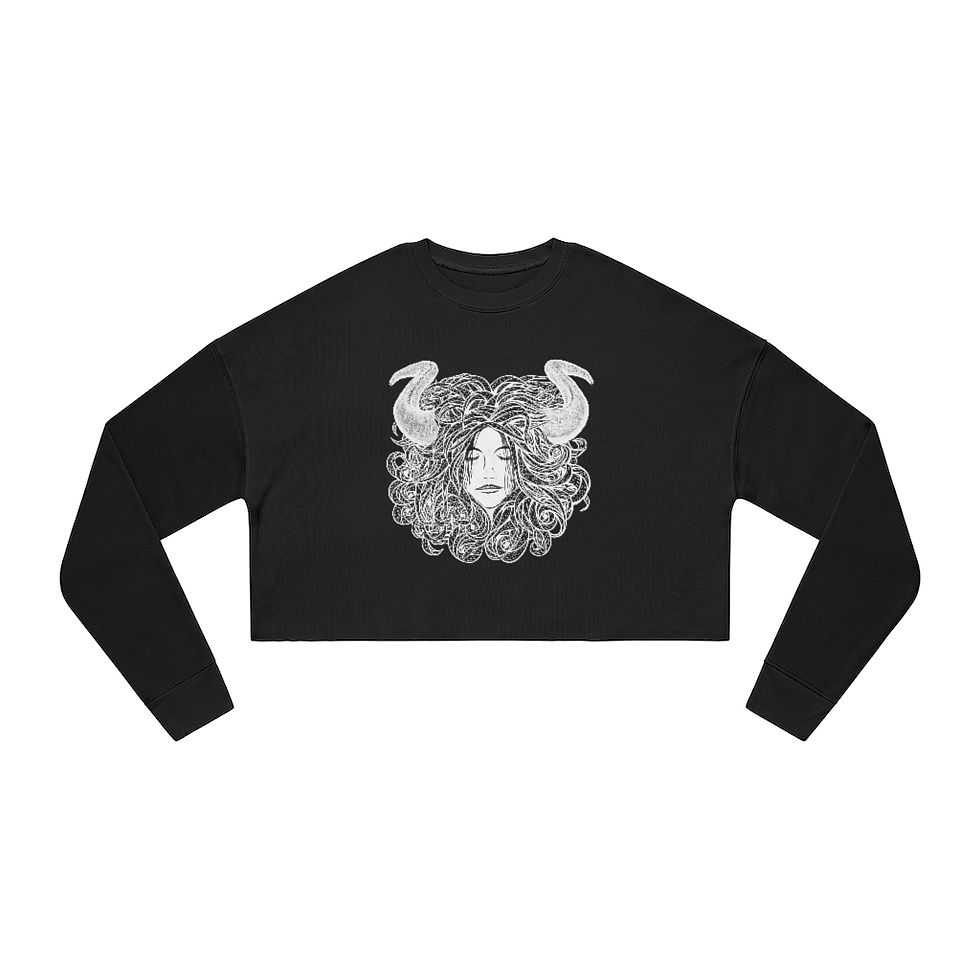 Thumbnail: Nymph Women's Cropped Sweatshirt
