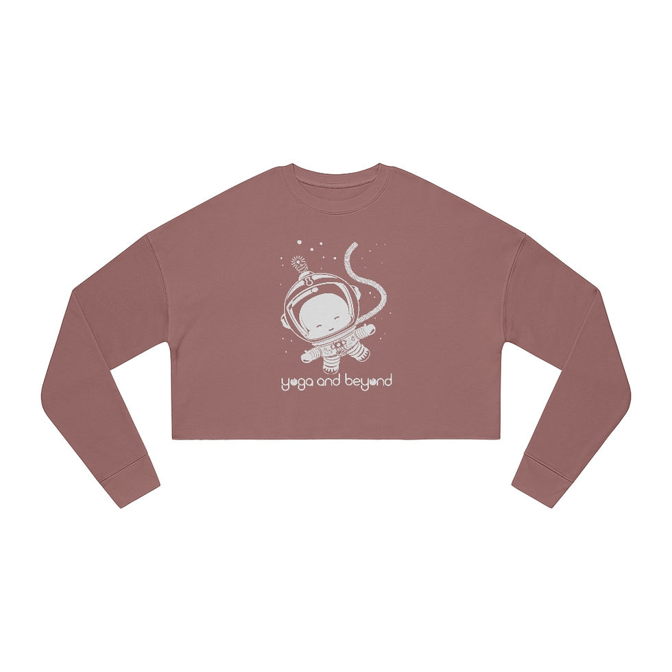 Thumbnail: Astronaut Women's Cropped Sweatshirt