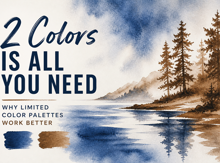 🎨 2 Colors Is All You Need - Simple = Stunning Color Combos