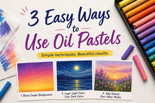 3 Easy Ways to Use Oil Pastels